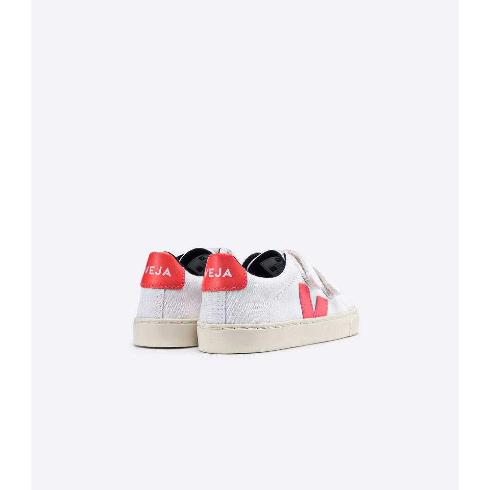 Veja ESPLAR Kids' Sneakers White/Orange | CA 815RVD